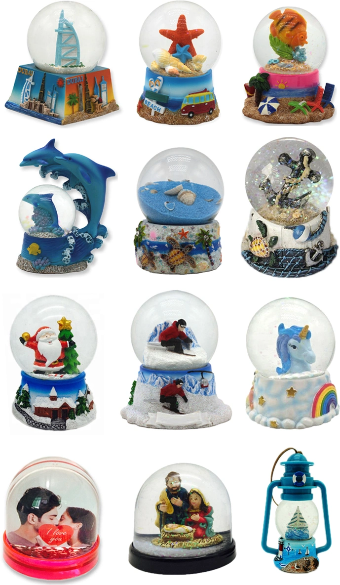 Custom Design Resin Souvenir Water Globe Glass Snow Globe