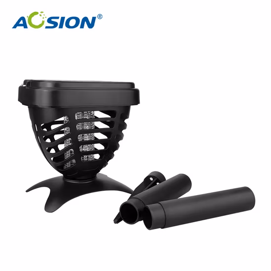 Lampe anti-moustique Rechargeable USB extérieure lampe anti-moustique à choc électrique solaire sans rayonnement Ci24212