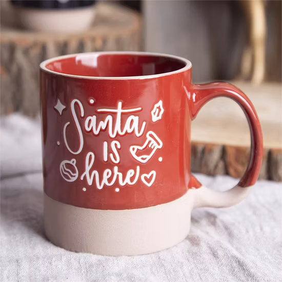 Tasse en céramique de Noël chaude/tasse en céramique résistante à la cire de Noël